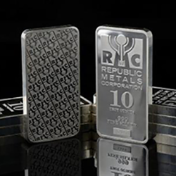 Republic Metals 10 Oz Silver Bar